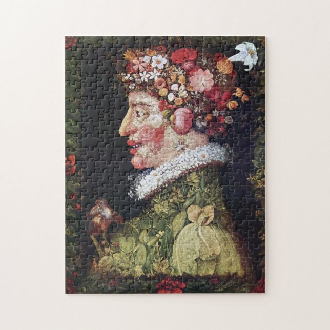 Spring (La Primavera) Giuseppe Arcimboldo Jigsaw Puzzle (Vertical)
