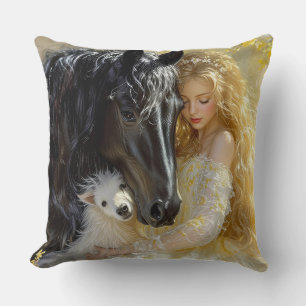 spring lace with your party dress cushion
