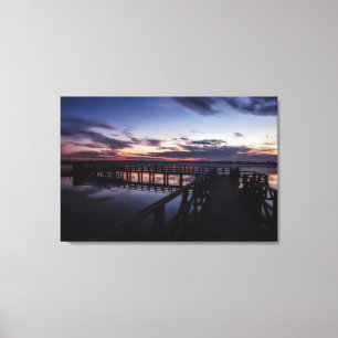 Spring lake canvas print