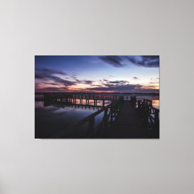 Spring lake canvas print (Front)