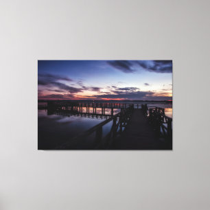 Spring lake canvas print