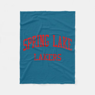 Spring lake high school hs spring lake mi vintage fleece blanket