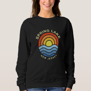 Spring Lake New Jersey Nj Summer Irish Riviera Tro Sweatshirt