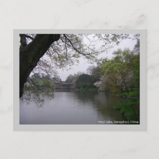 Spring Lakeside/ Travel Photo China Postcard