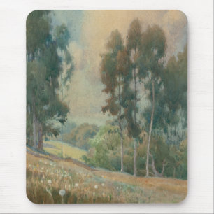 Spring Landscape (1911) Serene Watercolor Scenery Mouse Mat