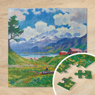 Spring Landscape   Giovanni Giacometti Jigsaw Puzzle