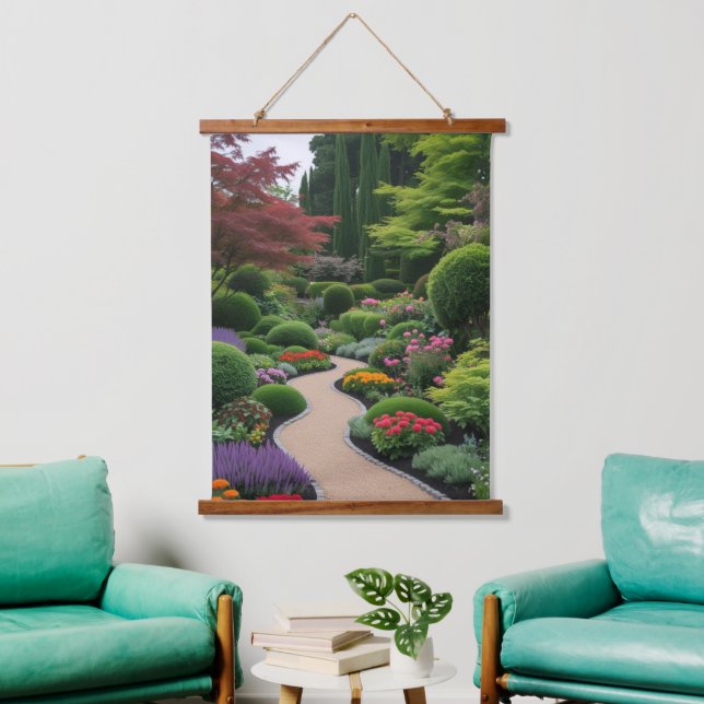 Spring landscape hanging tapestry (Living Room)