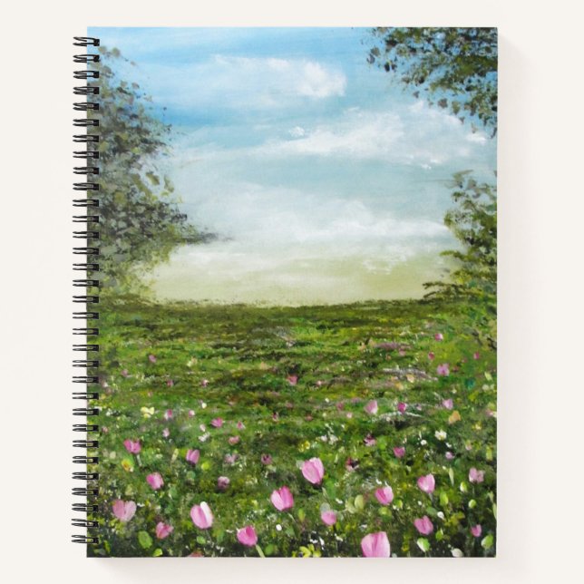 Spring Landscape Notebook (Front)