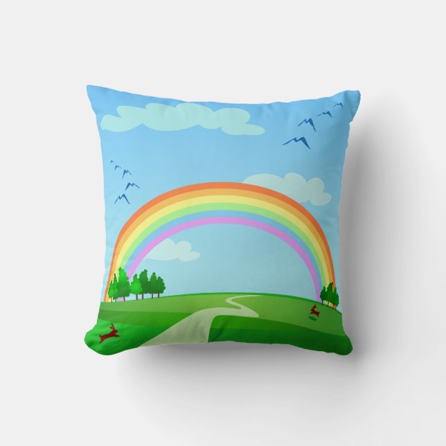 Spring landscape, pillow (Front)