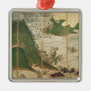 Spring Landscape with Sun Metal Tree Decoration