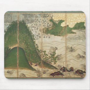 Spring Landscape with Sun Mouse Mat