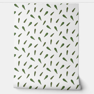 Spring leaves, watercolor pattern wallpaper