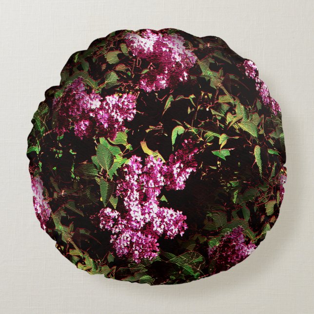 Spring Lilacs....... Round Cushion (Front)