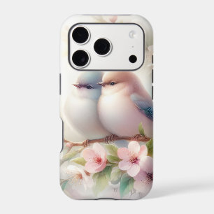 Spring Love Birds Cherry Blossom Floral