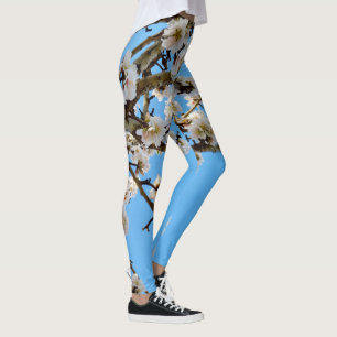 Spring Love Blossoms, Ladies floral Leggings. Leggings
