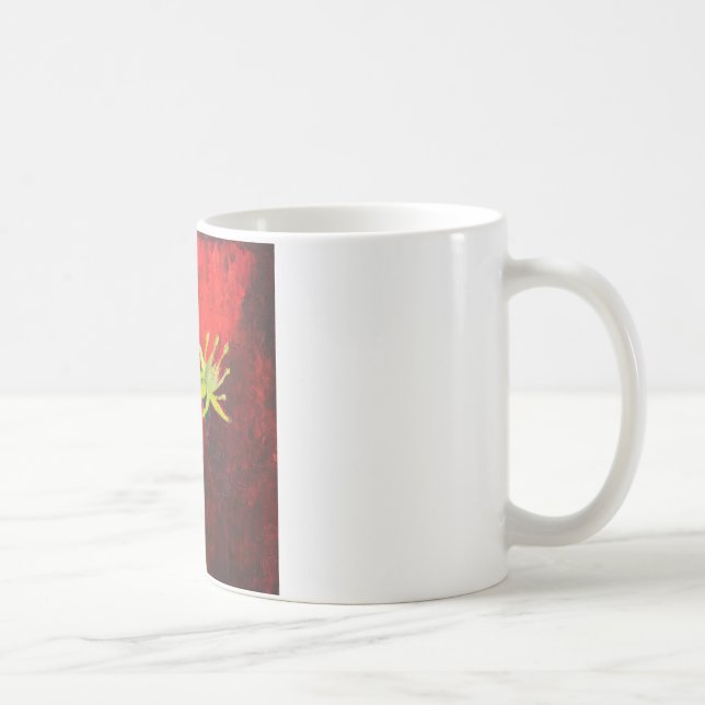 Spring Love Floral Painting White Mug (Right)