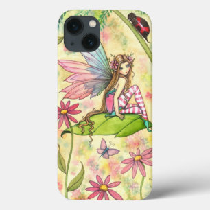 Spring Magic Cute Fairy and Ladybug iPhone 13 Case