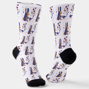Spring magic to Easter pattern Socks