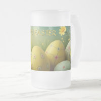 Spring Magic with Easter Eggs in a Sea of Flowers