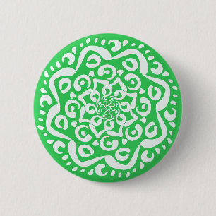 Spring Mandala 6 Cm Round Badge