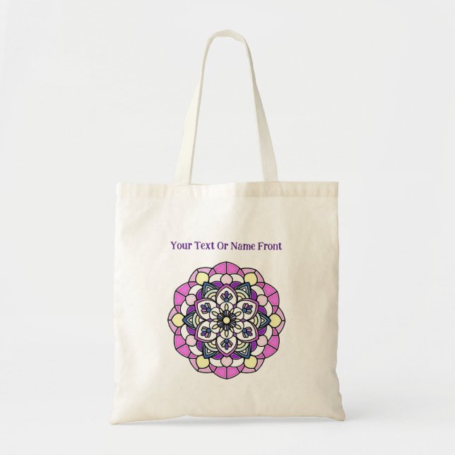 Spring Mandala Budget Tote Bag (Front)