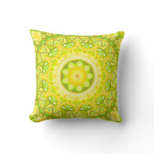 Spring Mandala Green Yellow Floral Boho