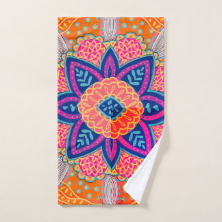 Spring Mandala Hand Towel
