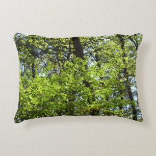 Spring Maple Leaves Nature Decorative Cushion
