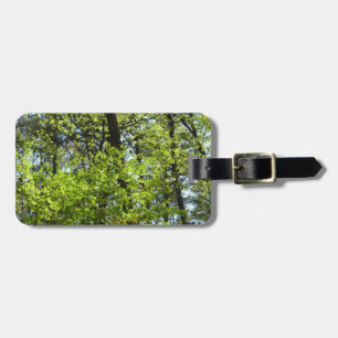 Spring Maple Leaves Nature Luggage Tag