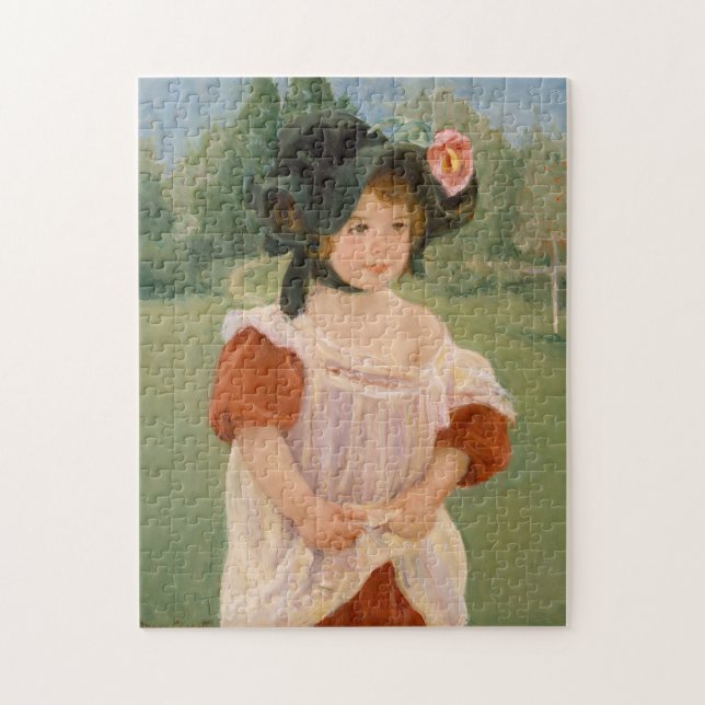Spring: Margot Standing in a Garden | 1900 Jigsaw Puzzle (Vertical)