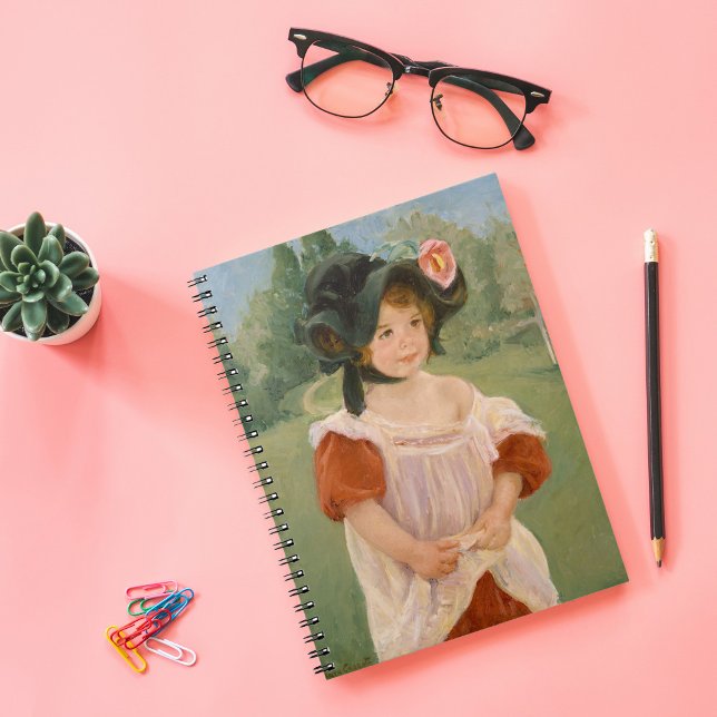 Spring: Margot Standing in a Garden | Mary Cassatt Notebook (Creator Uploaded)