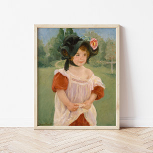 Spring: Margot Standing in a Garden   Mary Cassatt Poster