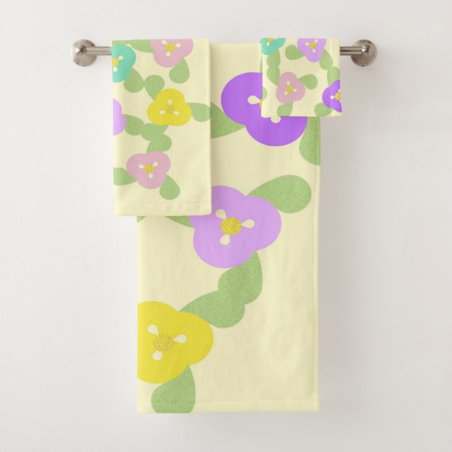 Spring Meadow Bath Towel Set (Insitu)