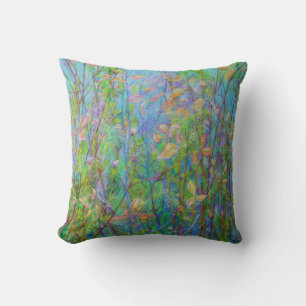 Spring Meadow by the Trail Cushion