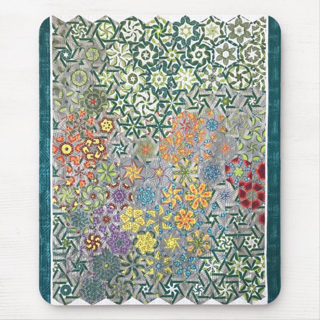Spring Meadow Quilt Mouse Pad (Front)