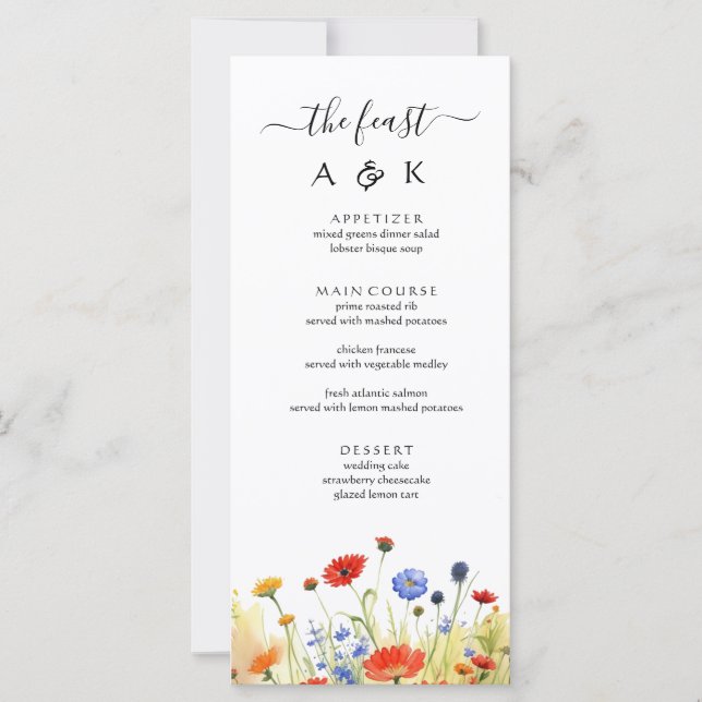 Spring Meadow Wildflowers (Front)