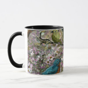 Spring Meet: Colourful Songbirds Bird Lovers Gifts Mug