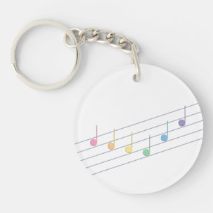 Spring Melody (Linear) Key Ring