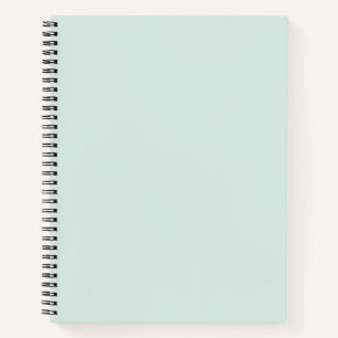 Spring Mint Solid Colour Notebook