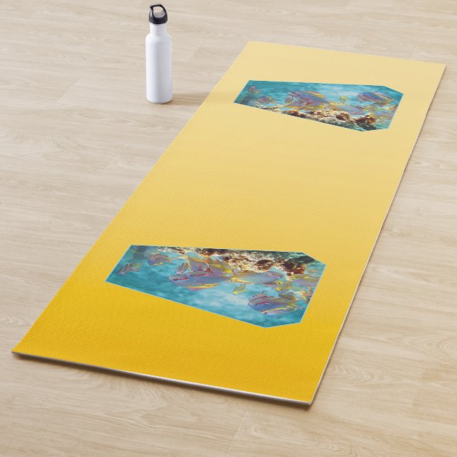 SPRING MOOD – Pastel Yellow | deep to light |  Yoga Mat (In Situ)