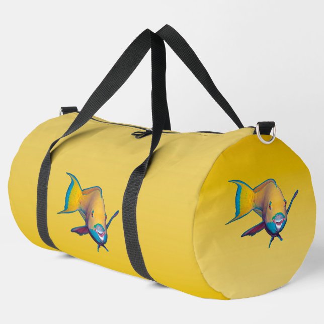 SPRING MOOD – Soft Yellow | deep to light |  Duffle Bag (Left Corner)