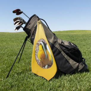 SPRING MOOD – Soft Yellow deep to light Golf Towel