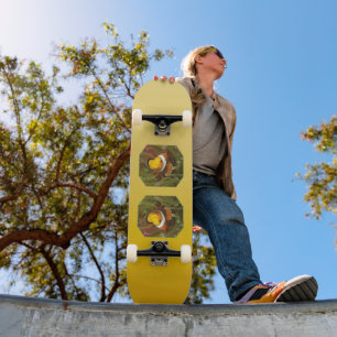 SPRING MOOD – Soft Yellow   deep to light    Skateboard