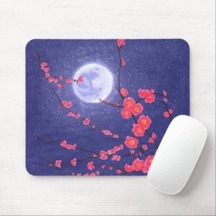 Spring Moon Night Mouse Mat