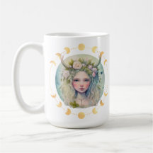Spring Moon Phase Custom Mug