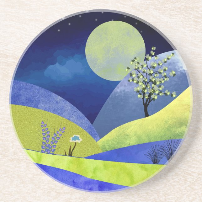 Spring Moonrise Coaster (Front)