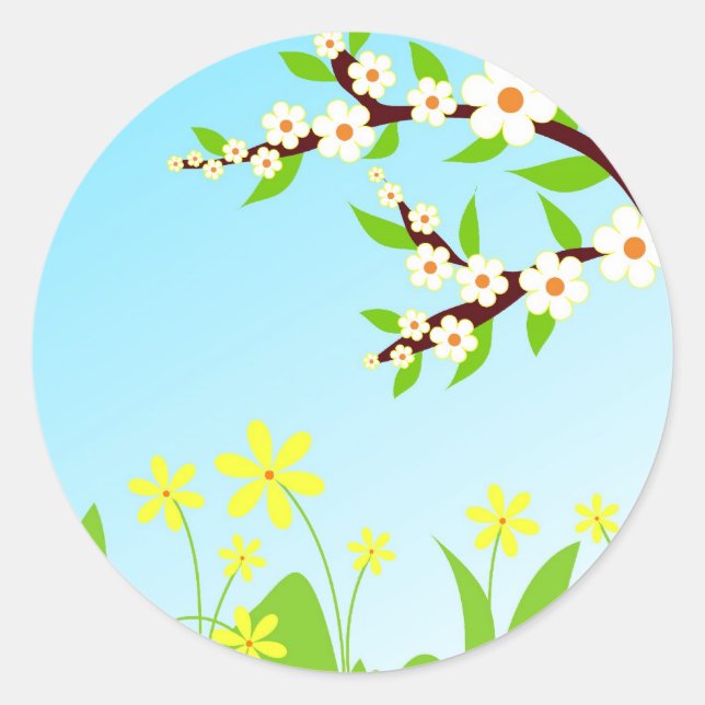 Spring morning - Sticker (Front)