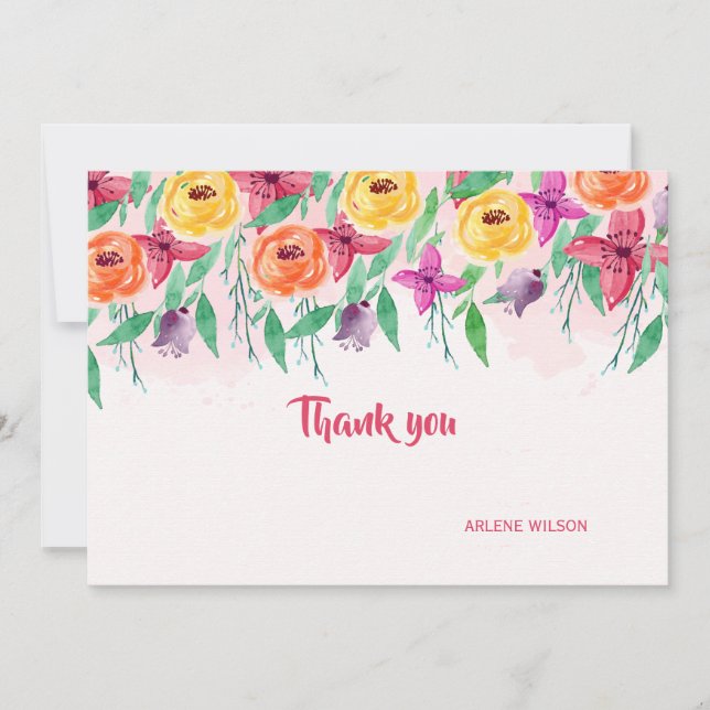 Spring Morning Thank You Cards (Front)