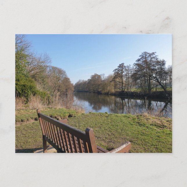 Spring Morning Walk in the Park Postcard (Front)