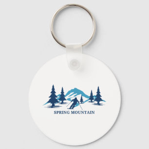 Spring Mountain Pennsylvania Ski Resort Skiing Ski Key Ring